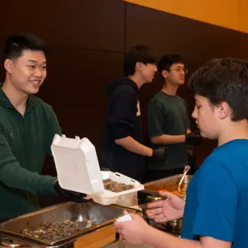 Korean Student Association Serving Food at CultureFest 2023