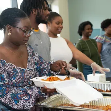 African Student Association Serving Food CultureFest 2023